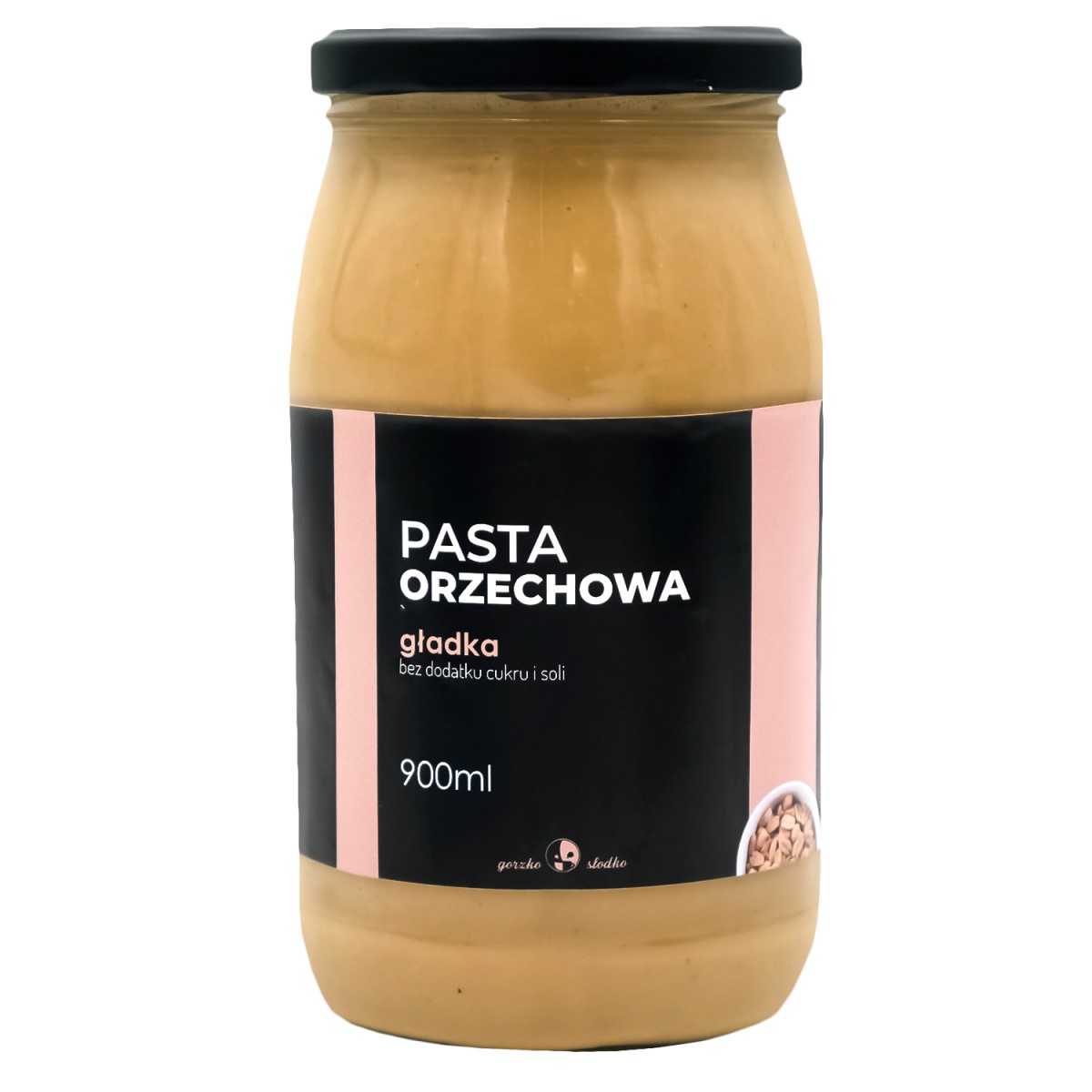 Pasta orzechowa gładka 900ml